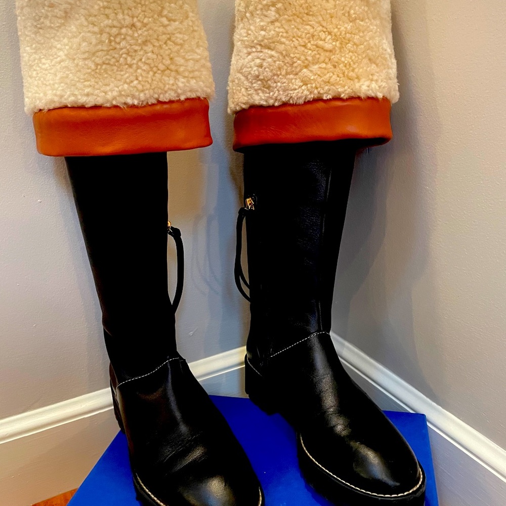 Stuart Weizmann Renata Shearling Boot 7.5 - image 1